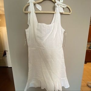 Francesca’s Tie Shoulder Mini Dress